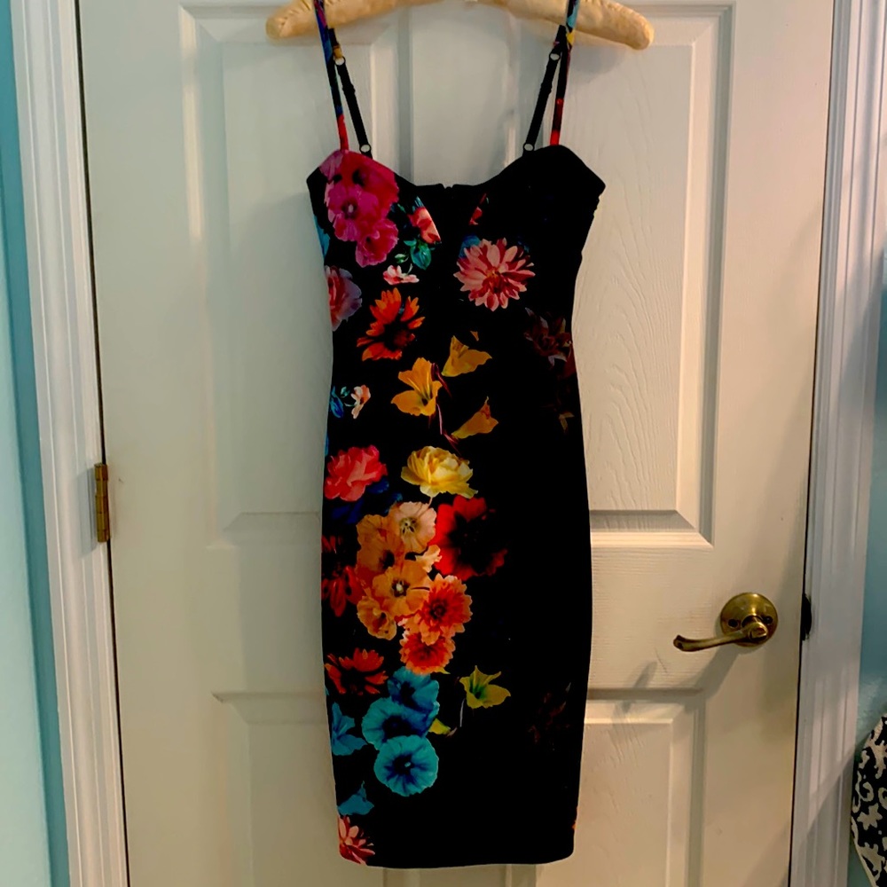 Bebe floral body com midi